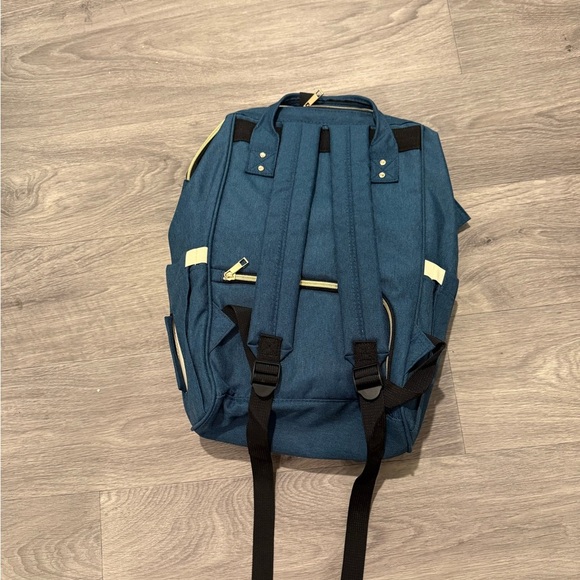 AFBP Breast Pump Diaper Blue Bag Backpack - Picture 2 of 3